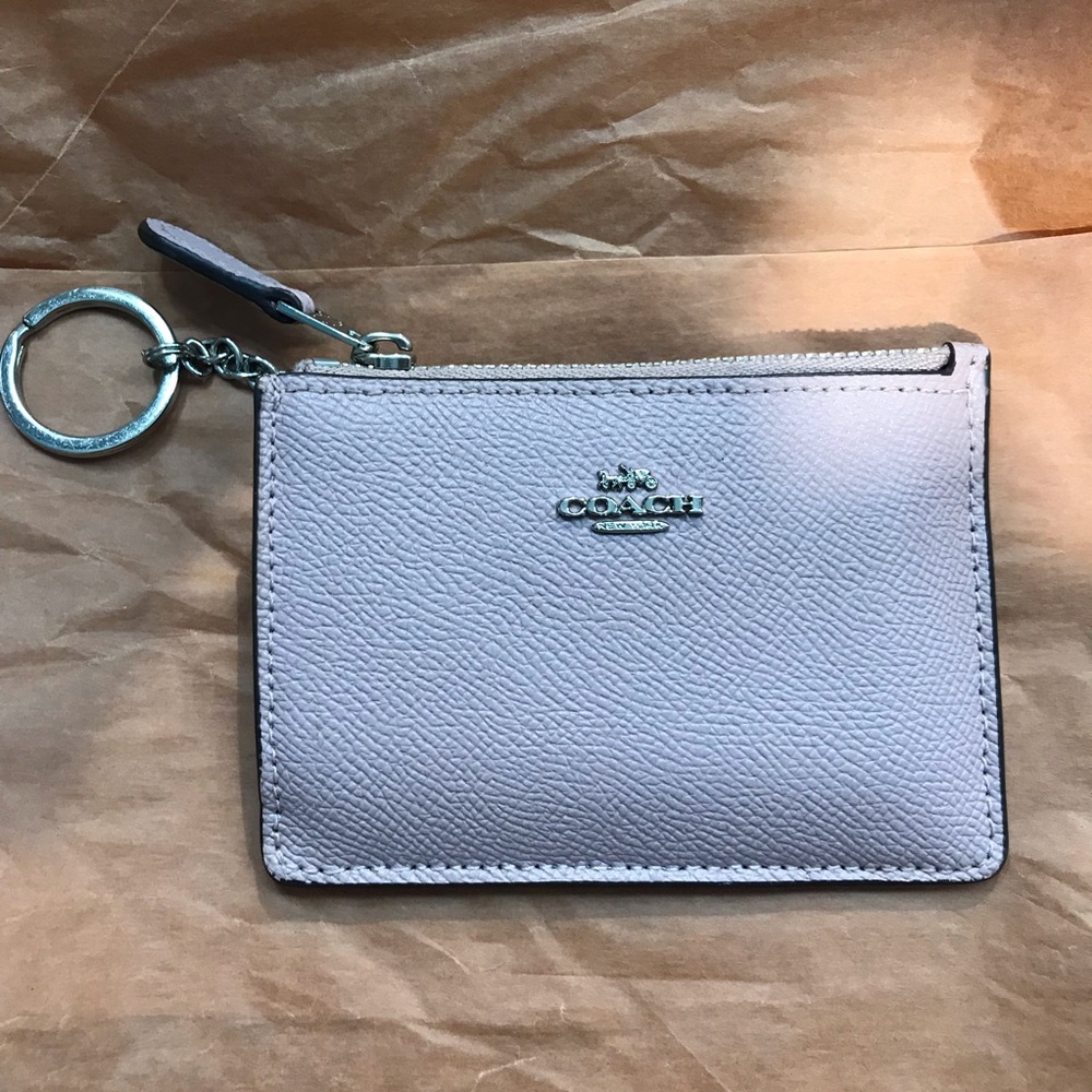 COACH mini card wallet (ice purple)
